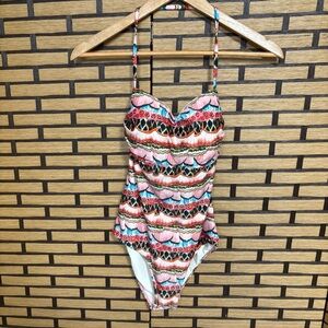 Cia Maritima One Piece Swimsuit Size Medium